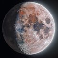 Tokios raiškos Mėnulio dar nesate regėję: 174 megapikselių nuotraukoje astrofotografai sutalpino daugiau nei 200 000 kadrų