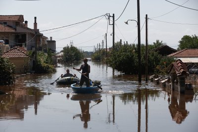 Potvyniai Graikijoje