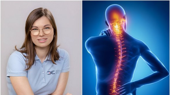 Kineziterapeutė išvardijo pagrindines nugaros skausmo priežastis ir patarė, kaip jį numalšinti patiems