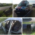 Nesuvaldžiusi automobilio mergina rėžėsi į „Renault“: keturi žmonės ligoninėje