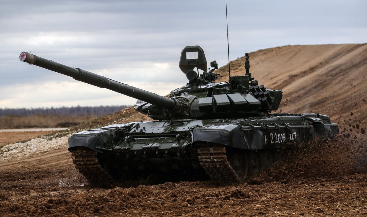 The Russian T-72 tank