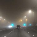 Условия движения на дорогах Литвы осложняет туман