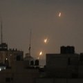 Iš Gazos Ruožo į Izraelį paleista raketa