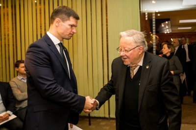 Paulius Saudargas ir Vytautas Landsbergis