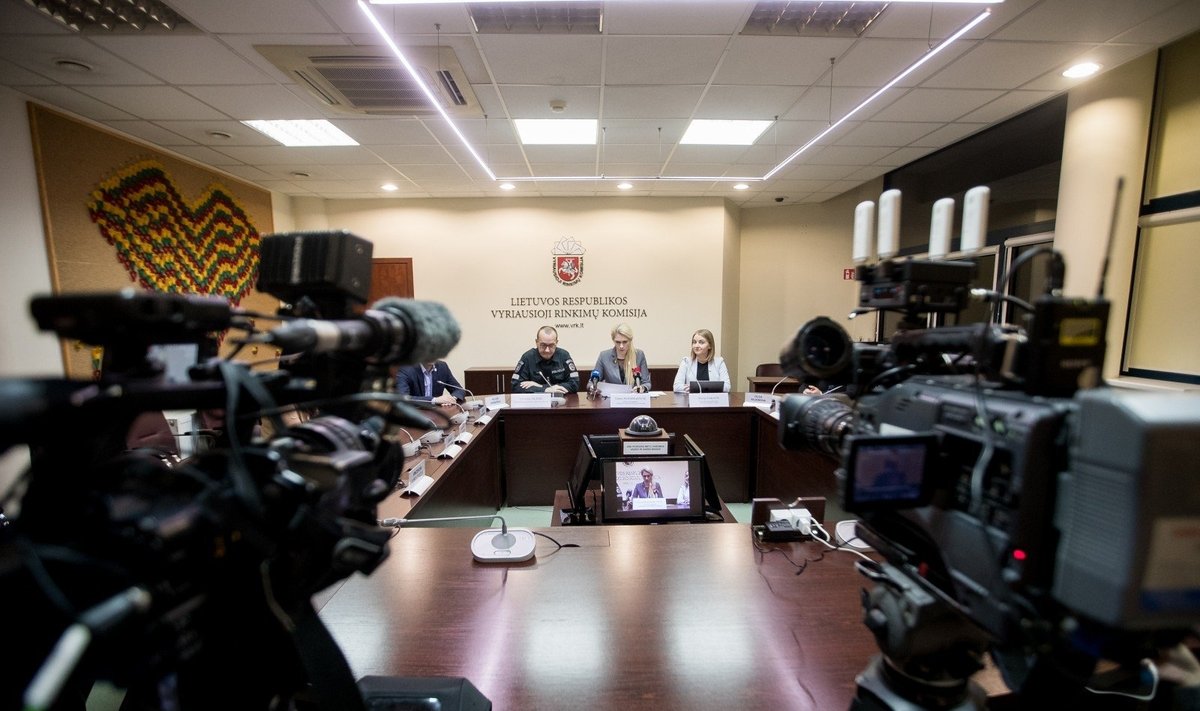 Vyriausiosios rinkimų komisijos spaudos konferencija