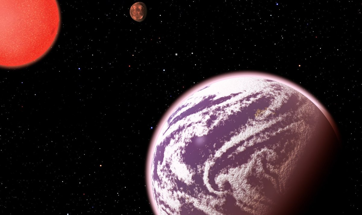 Taip menininkas įsivaizduoja planetos KOI-314c išvaizdą