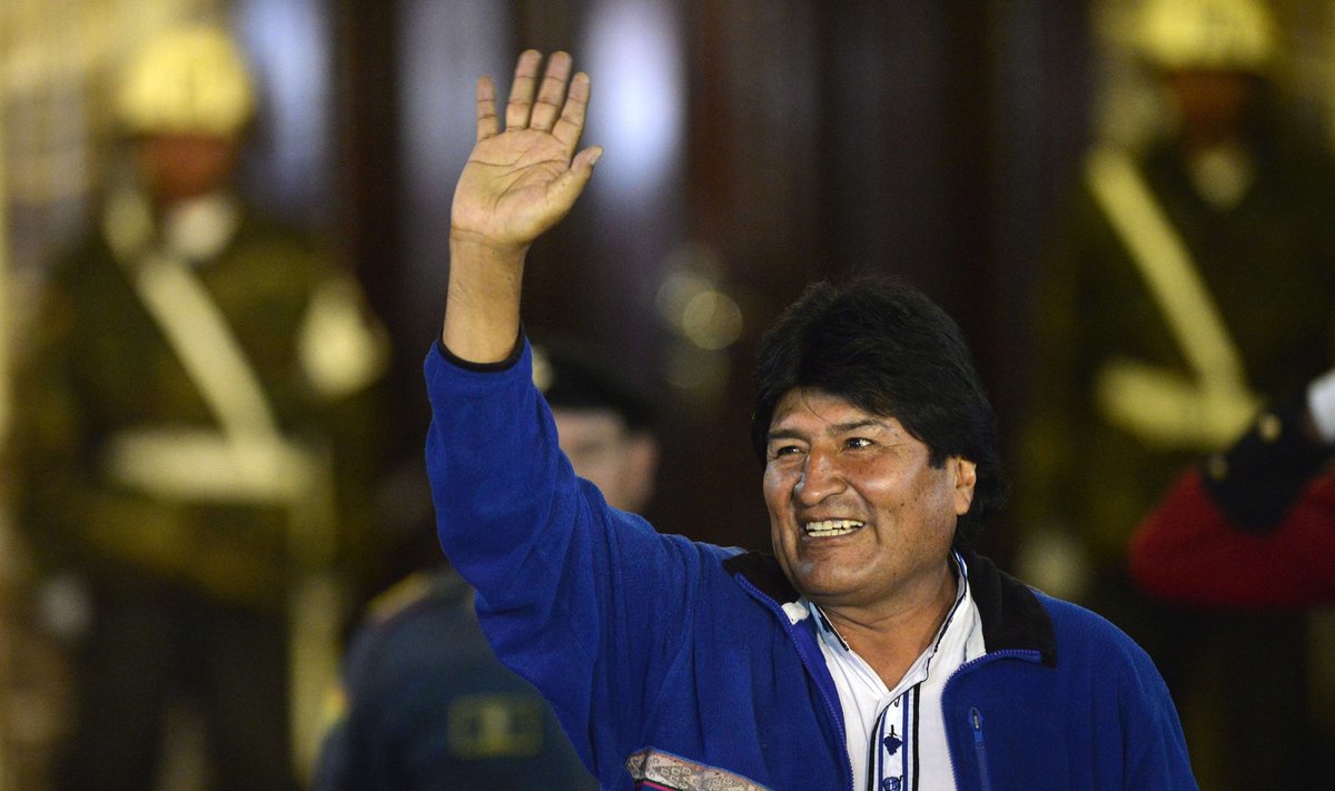 Bolivijos prezidento rinkimus laimėjo Evo Moralesas