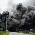 Large fire extinguished at waste sorting facility in Vilnius