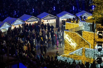 Kalėdų eglutės įžiebimas Vilniuje 2023