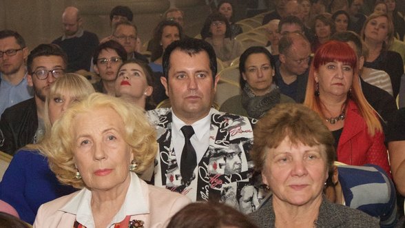 R. Čivilytės jubiliejinį koncertą stebėjo ir viešumoje retai matomas R. Cicinas