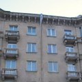 Vilniuje nutįso 3 metrų „šiluminis“ varveklis