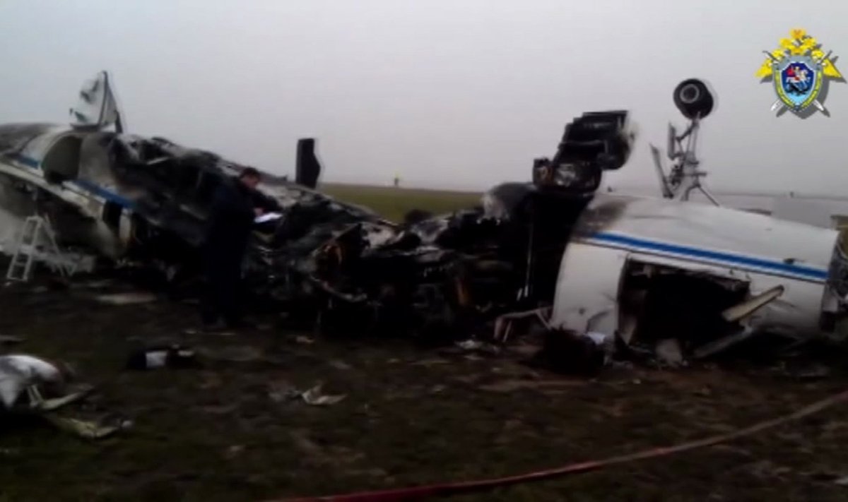 Lėktuvo katastrofa Maskvos Vnukovo oro uoste.