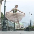 Vilniaus gatvėse – balerinų pasirodymas