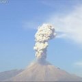 Nufilmuota Kolimos ugnikalnio Meksikoje išsiveržimo pradžia
