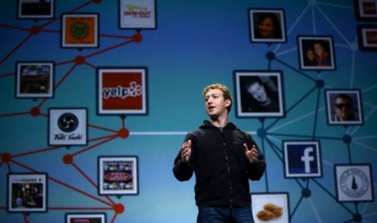 Facebook  vadovas Markas Zuckerbergas