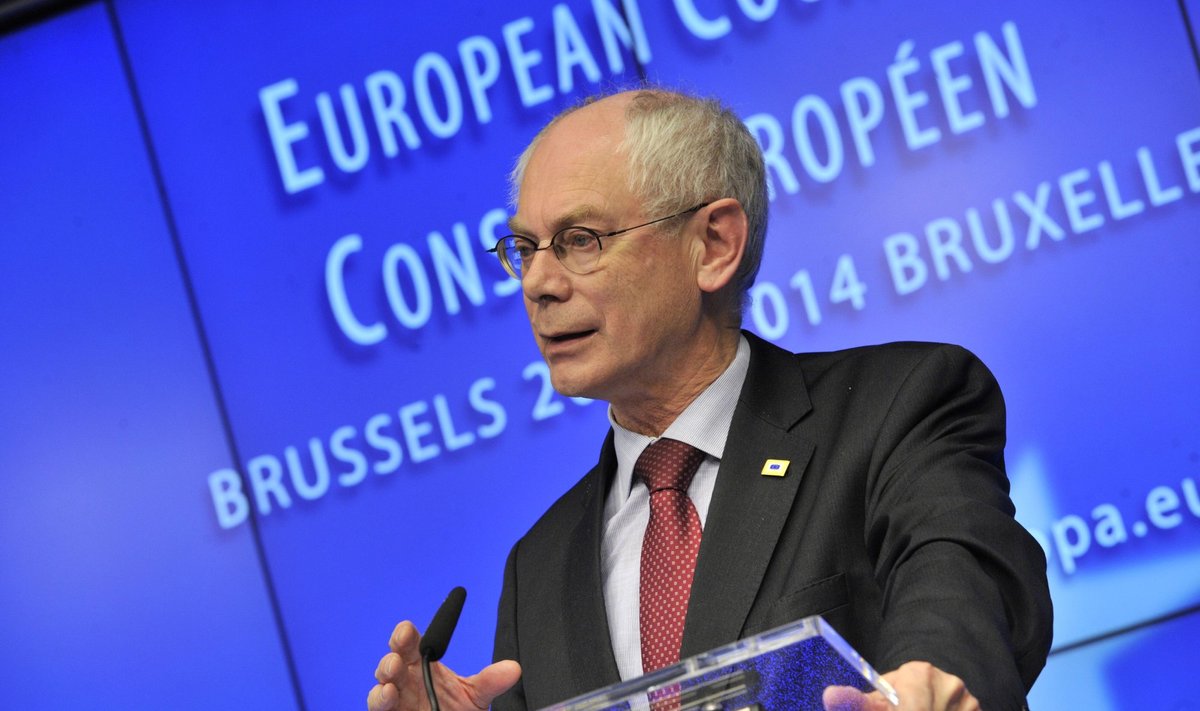 ES Tarybos pirmininkas Hermanas Van Rompuy