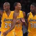 Įspūdinga: K. Bryanto vedami „Lakers“ per kelias minutes panaikino net 22 taškų deficitą