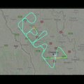 Lėktuvas danguje virš Moldovos „užrašė“ žinią pasauliui