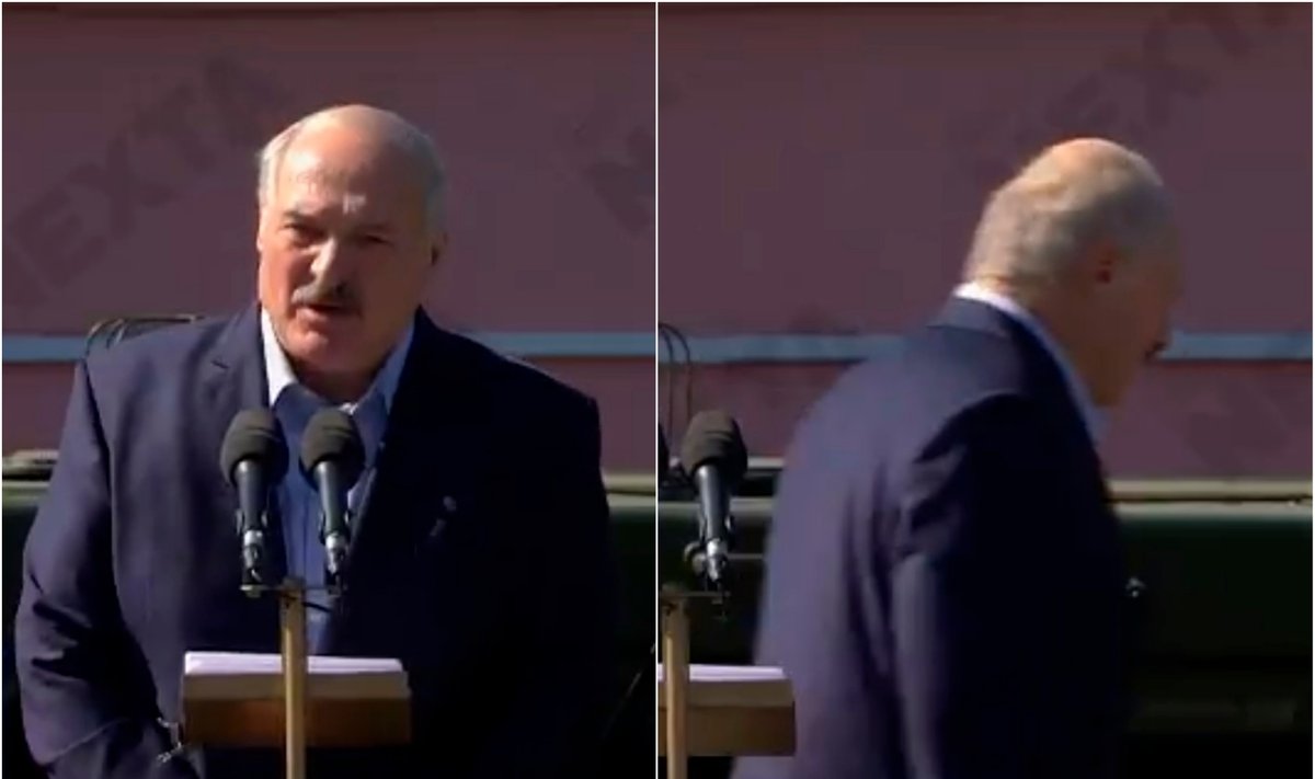 Aliaksandras Lukašenka, NEXTA stopkadrai