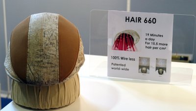 Plaukų atauginimo kepurė parodoje IFA2015