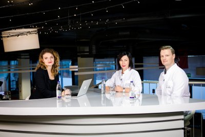 Kristina Ciparytė, Natalija Jasaitienė ir Robertas Kirlys