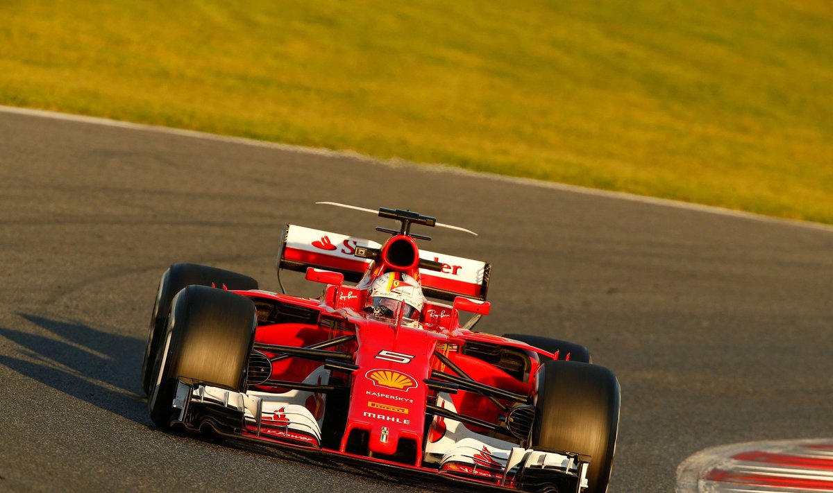 Sebastianas Vettelis ir automobilis "Gina"