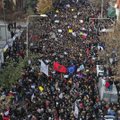 Albanijoje tūkstančiai studentų protestavo prieš mokestį už mokslą