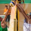 Pirma jaunųjų Lietuvos paplūdimio tinklininkių pergalė pasaulio čempionate