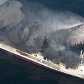 Dėl gaisro į Klaipėdą plaukusiame kelte „Lisco Gloria“ buvo evakuoti visi keleiviai