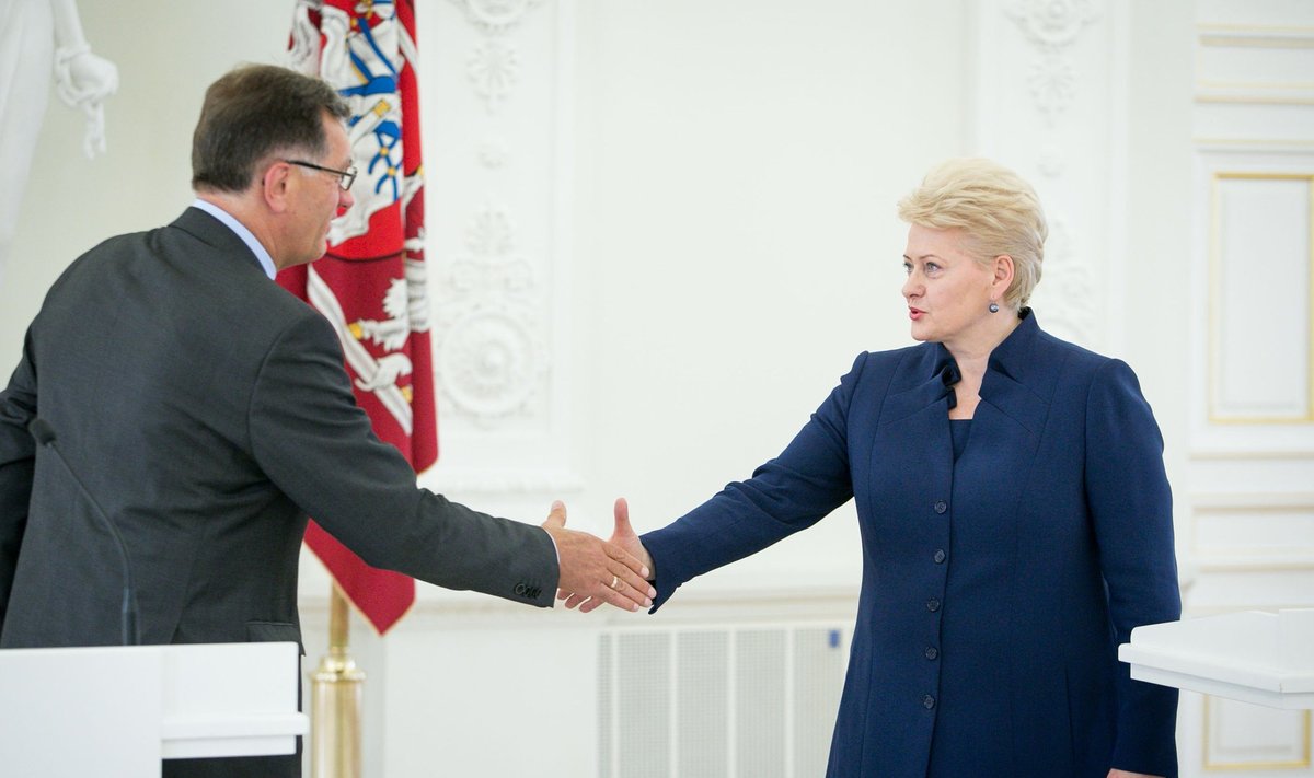 Algirdas Butkevičius and Dalia Grybauskaitė
