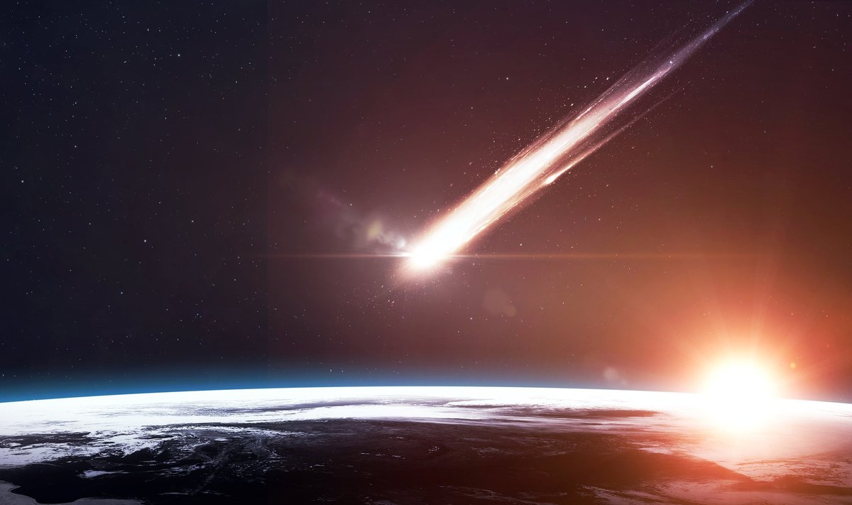 Asteroido smūgis į Žemę. Asociatyvi nuotr.