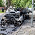 Vilniuje padegtas BMW, apdegė dar du automobiliai