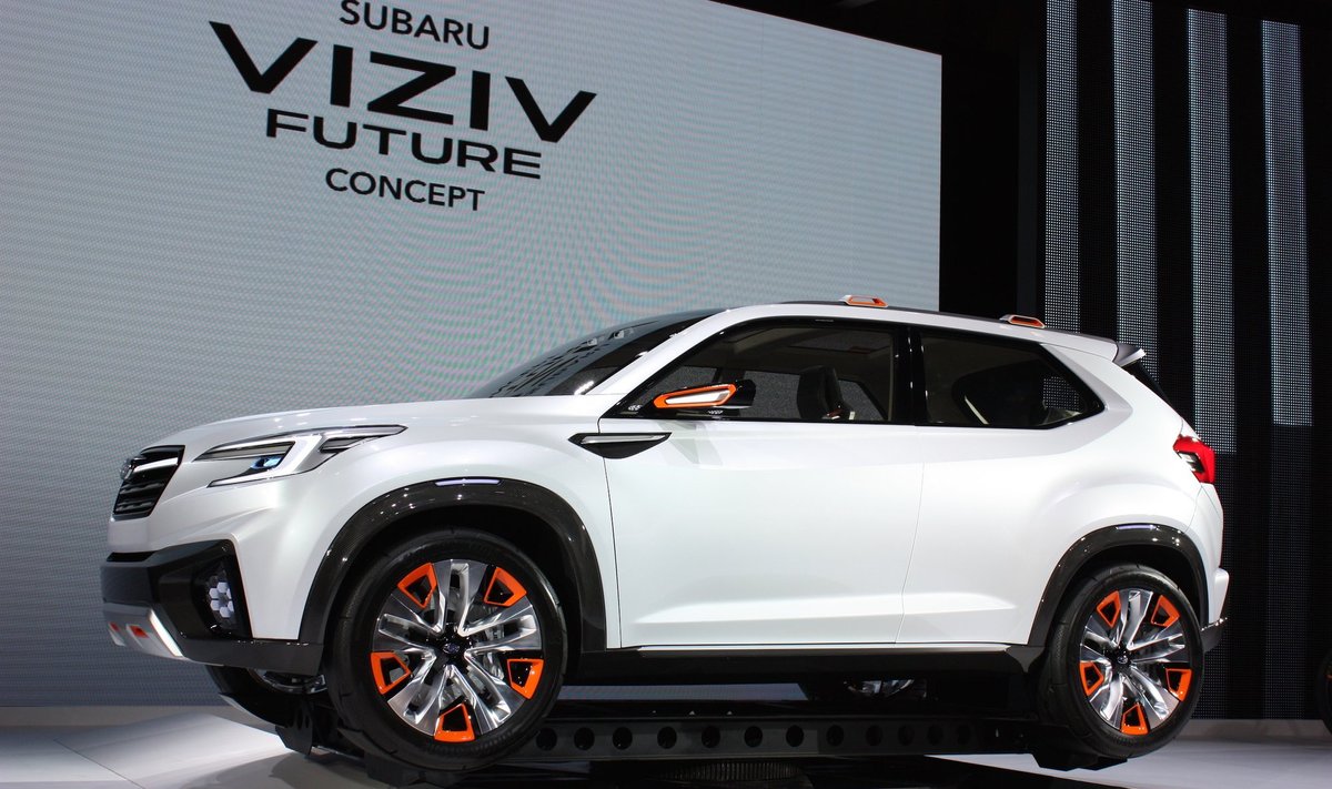 Koncepcinis "Subaru Viziv". Panašiai gali atrodyti naujasis elektromobilis