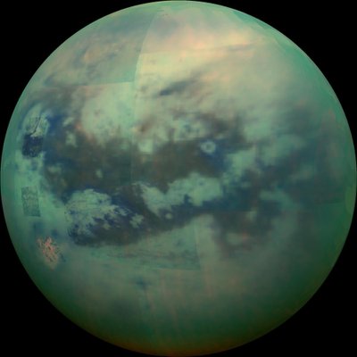Saturno palydovas Titanas. NASA/JPL-Caltech/Space Science Institute nuotr.
