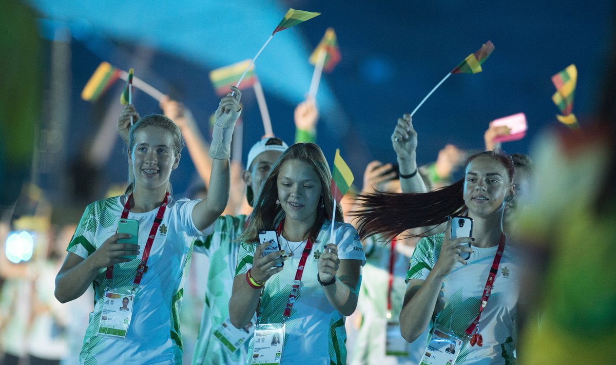 Europos jaunimo olimpinio festivalio atidarymas Tbilisyje