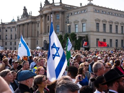 Demonstracija Vokietijoje prieš anisemitizmą