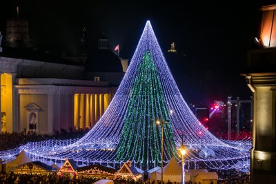 Kalėdų eglutės įžiebimas Vilniuje 2016 m.
