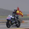 MotoGP: favoritai krito, o pergalę Aragone šventė J. Lorenzo