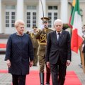 Su valstybiniu vizitu viešintis Italijos prezidentas reiškia solidarumą Lietuvai