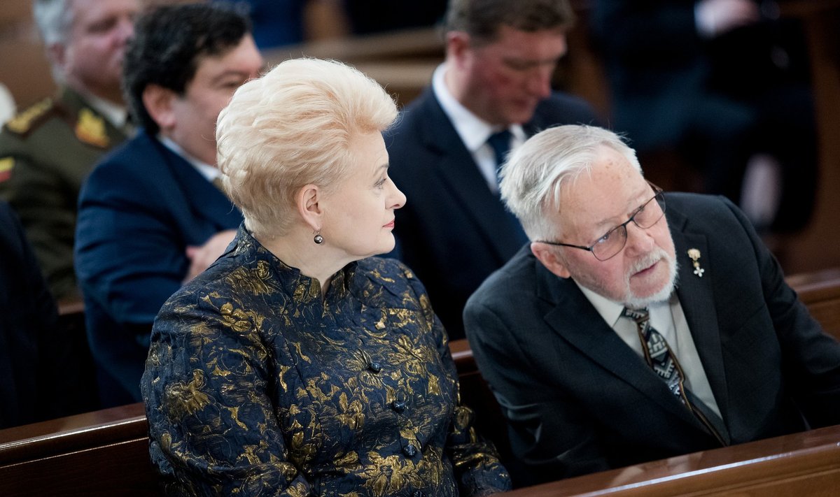 Dalia Grybauskaitė ir Vytautas Landsbergis