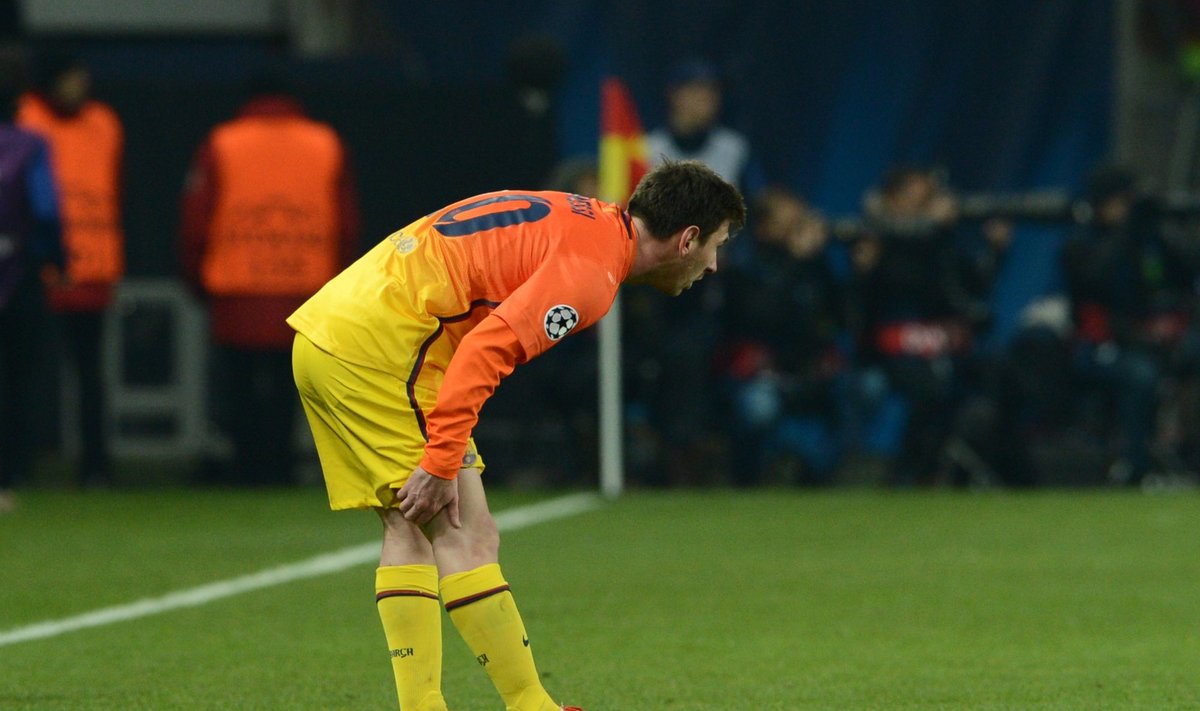 Lionelis Messi patyrė dešinės kojos traumą