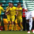 Škotijos futbolo lygoje „Hibernian“ klubas išstūmė „Celtic“ ekipą iš pirmos vietos