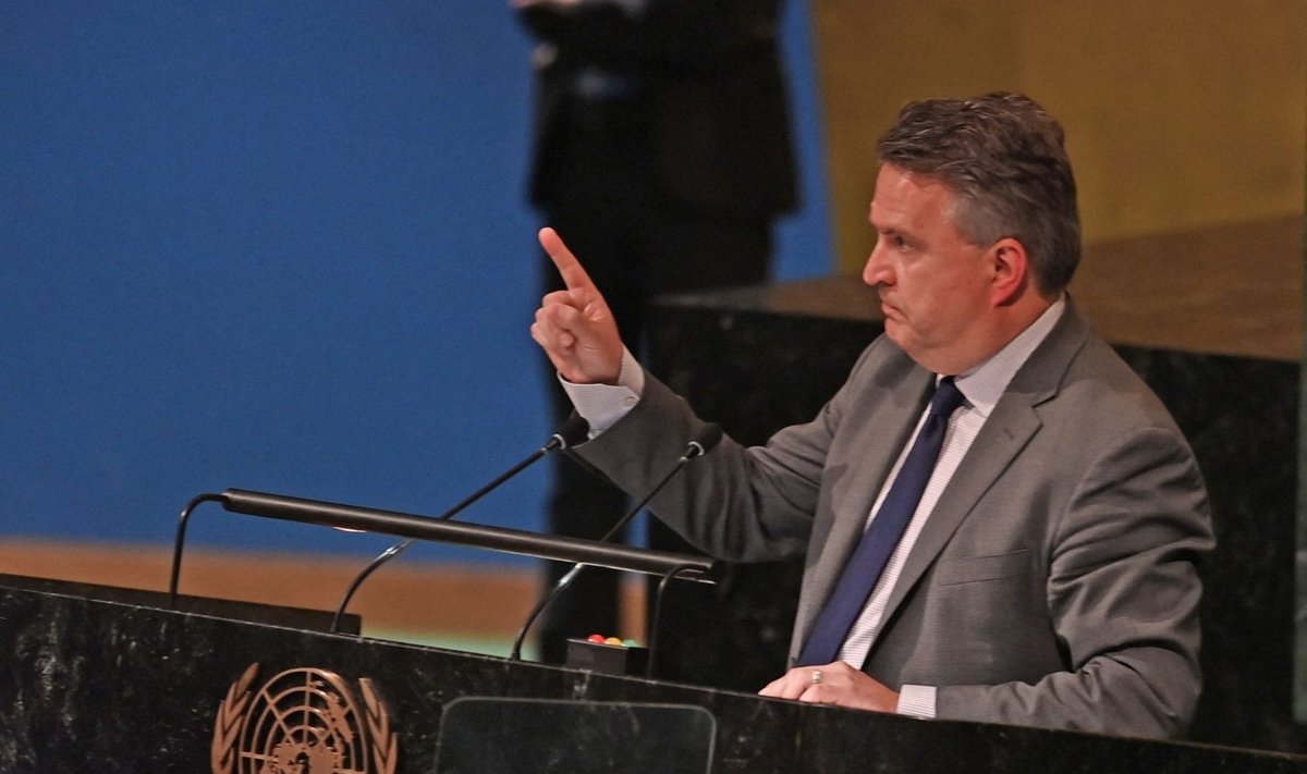 Ukrainos ambasadorius Jungtinėse Tautose Serhijus Kyslycia