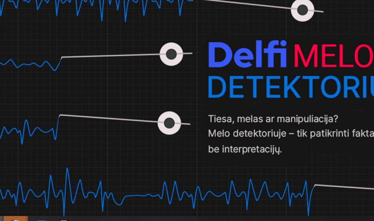 Delfi Melo detektorius