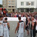 Krepšinio legendų ekipa davė atkirtį mėgėjams Jurbarke