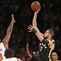 J. Valančiūnas ir „Raptors“ po pergalės Niujorke siekia tapti geriausiais NBA Rytuose