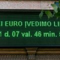 Laikrodis Vilniaus centre pradėjo skaičiuoti laiką, likusį iki euro įvedimo