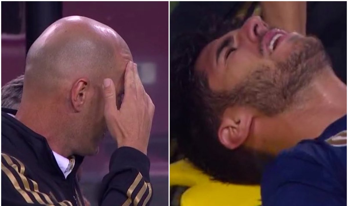 Zinedine'as Zidane'as (kairėje), Marco Asensio