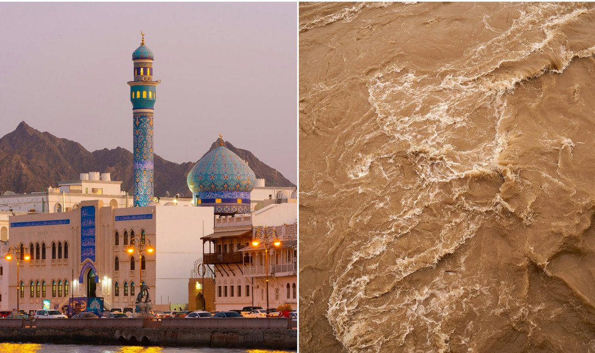 Kairėje pusėje - Omano miestas Matra