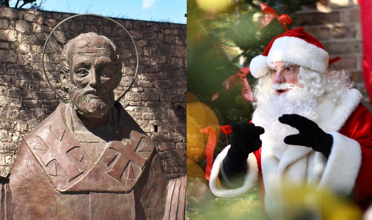 Saint Nicholas/Santa Claus. Scanpix/Simm/Wikipedia nuotr.